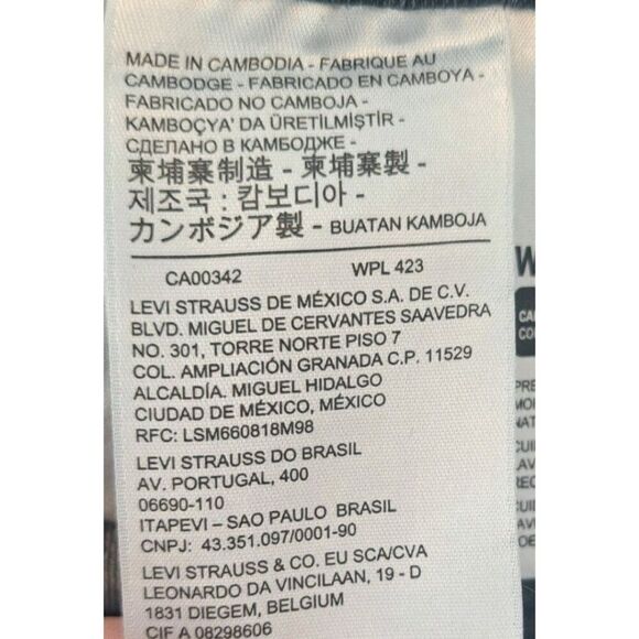 Levi's Womens 505 Size 12 Blue Straight Leg Jeans 31x32 - Picture 5 of 7